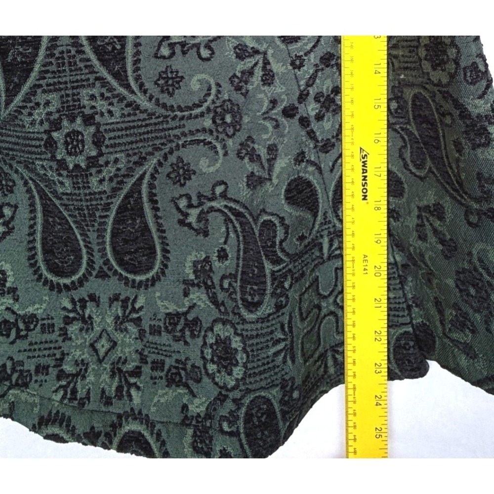 Urban Outfitters Milkmaid Skort Romper Paisley Jacquard Cottagecore Womens L - Picture 5 of 12